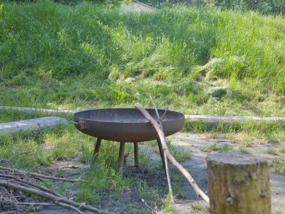 Lagerfeuerschale in der Lagerfeuerarena